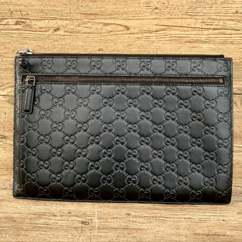 Authentic Gucci Cimaline Leather clutch - Picture 2 of 5